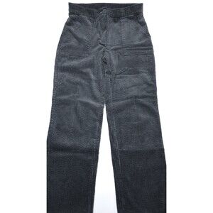 Humility Pants Womens Size 40 Green Corduroy High Rise 29 Inseam